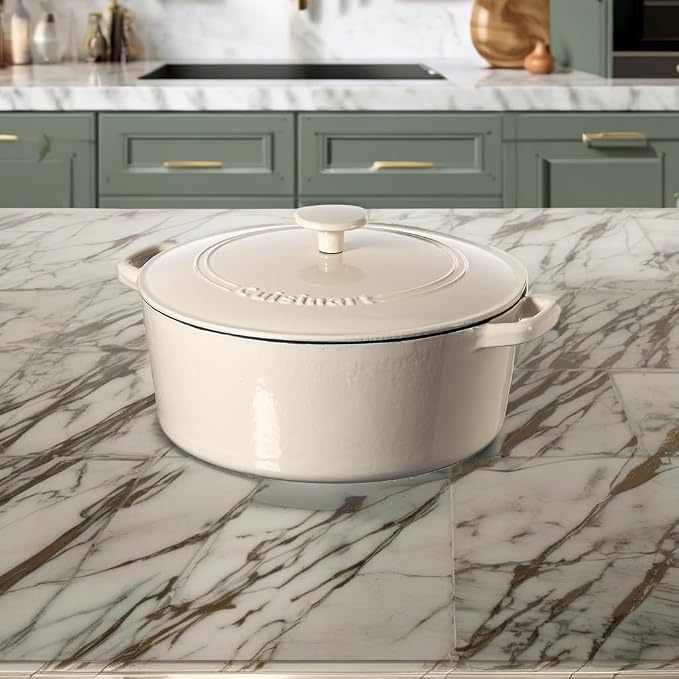 Cuisinart Chef's Classic Enameled Cast Iron Round Covered Casserole - Image 3