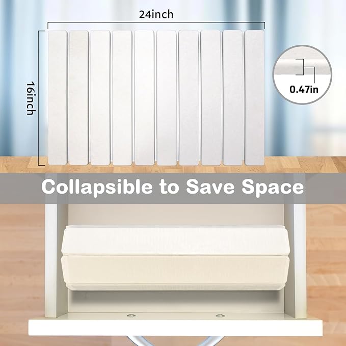 Large Stone Dish Drying Mat for Kitchen Counter, Collapsible Quick Drying Mat - Image 2
