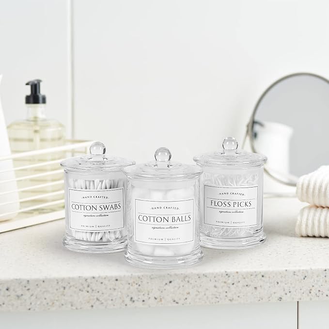 Volisnova 2 Pack Farmhouse Apothecary Jars - Image 5