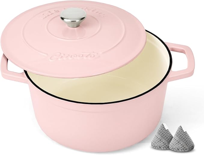 Ciwete Enameled Cast Iron Dutch Oven – 4.4 Quart Pot by Ciwete