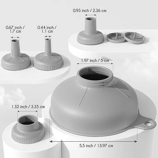 Pisol Wide Mouth Versatile Funnel, Canning Funnels - Image 3