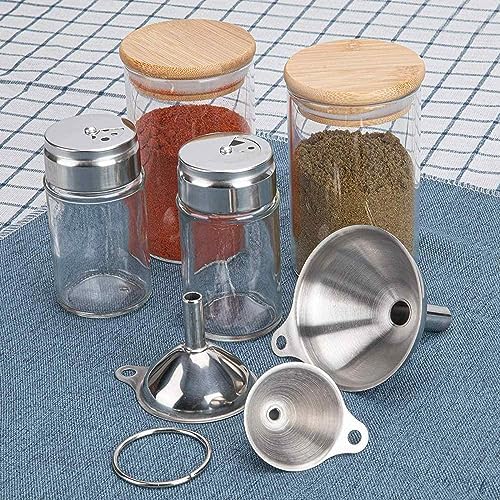 INF 3 Pieces Stainless Steel Funnel Set, Food Grade Mini Funnels for