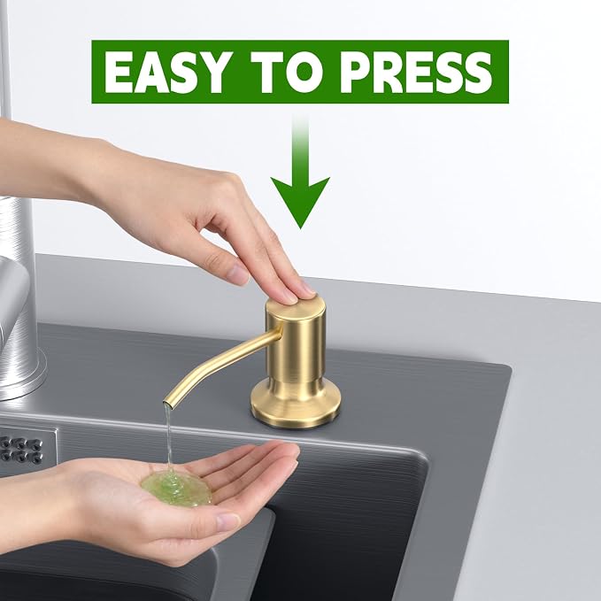 Kitchen Sink Soap Dispenser, Built in SoapDispenser, Counter Lotion Dispenser - Image 3