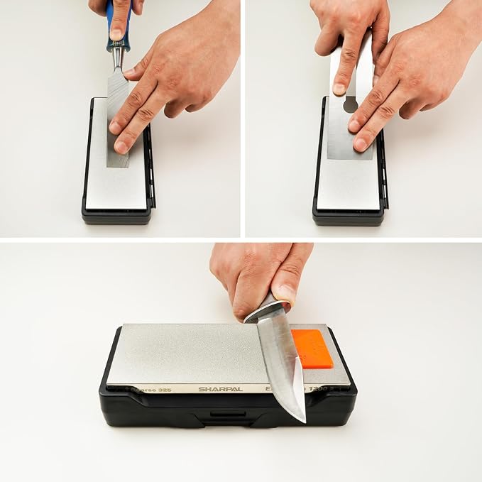 SHARPAL 156N Double-sided Diamond Sharpening Stone Whetstone Knife Sharpener | - Image 6
