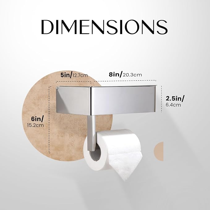 Day Moon™ - Toilet Paper Holder - Modern Roll Holder - Image 6