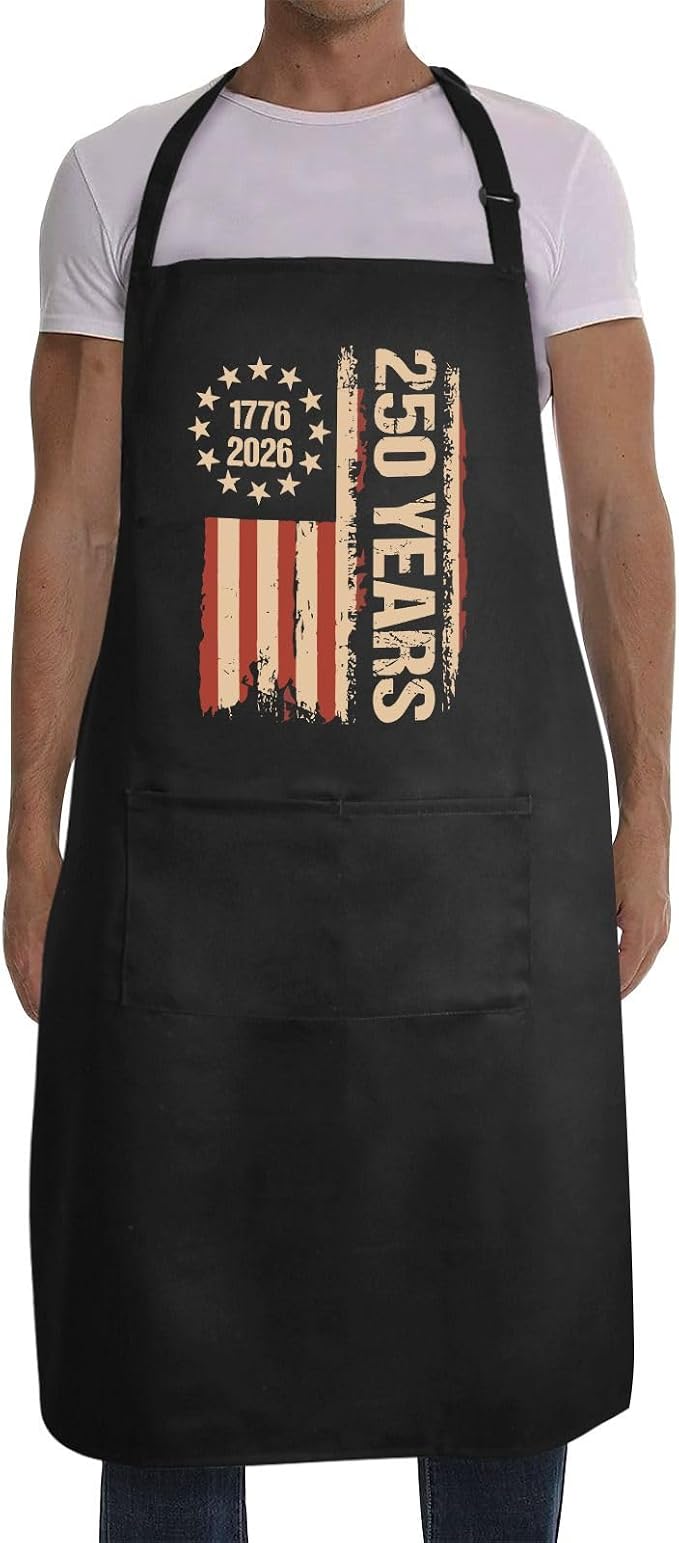 Us 250 Years Of Freedoms Apron by Unknown
