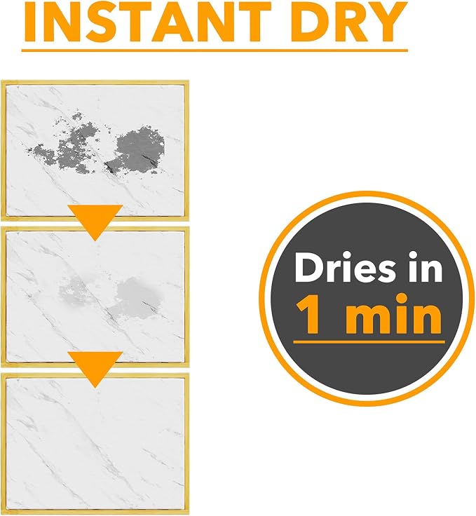 SpaceAid Bamboo Rack Dish Pad, Instant Dry Diatomaceous Earth Mat - Image 3