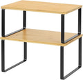 NEX Kitchen Cabinet and Counter Shelf Organizer, Stackable & Expandable by NEX
