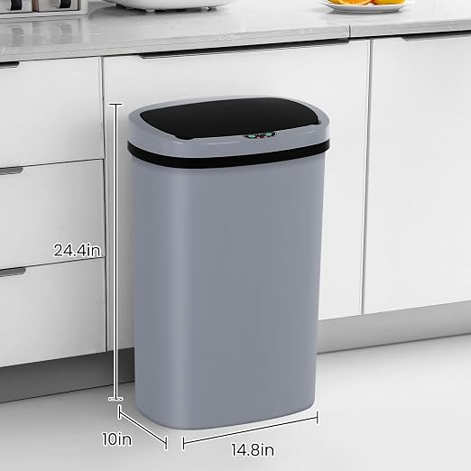 13 Gallon Trash Can | 50L Sensor Automatic Kitchen Trash Can - Image 8