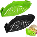 YEVIOR Clip on Strainer for Pots Pan Pasta Strainer, Silicone Food Strainer by YEVIOR
