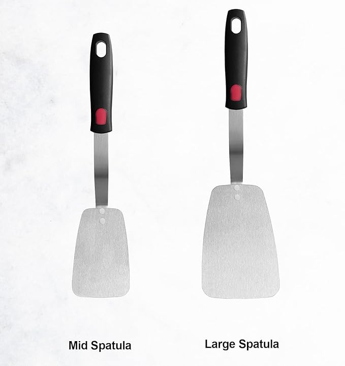 Stainless Steel Flexible Spatula Solid Turner, XiaoZu Thin Metal Spatula - Image 8