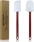16.5 INCH Silicone Spatulas Heat Resistant Heavy Duty Rubber Spatulas by MYTASUY