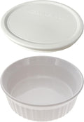Corningware 24oz/708 ml Round French White Casserole Dish & F-24 24oz French by CorningWare