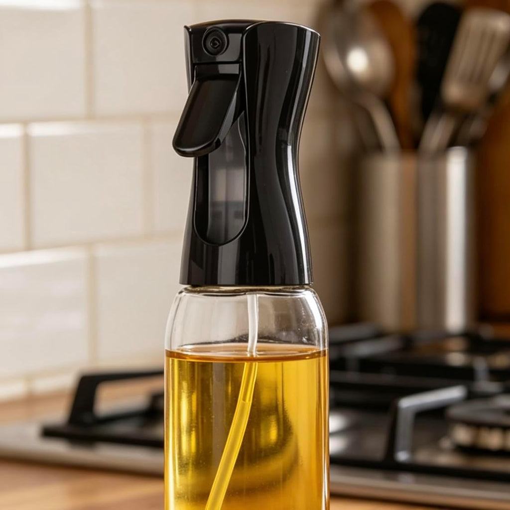Glass Olive Oil Sprayer for Cooking, High Pressure Oil Mister Bottle