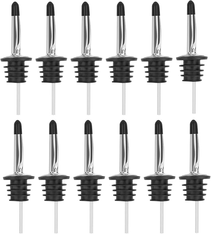 Pafusen 12 Pack Liquor Bottle Pourers, Liquor Pour Spout by Pafusen
