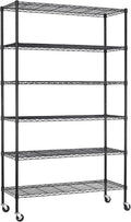BestOffice | 6-Tier Wire Storage Shelves by BestOffice