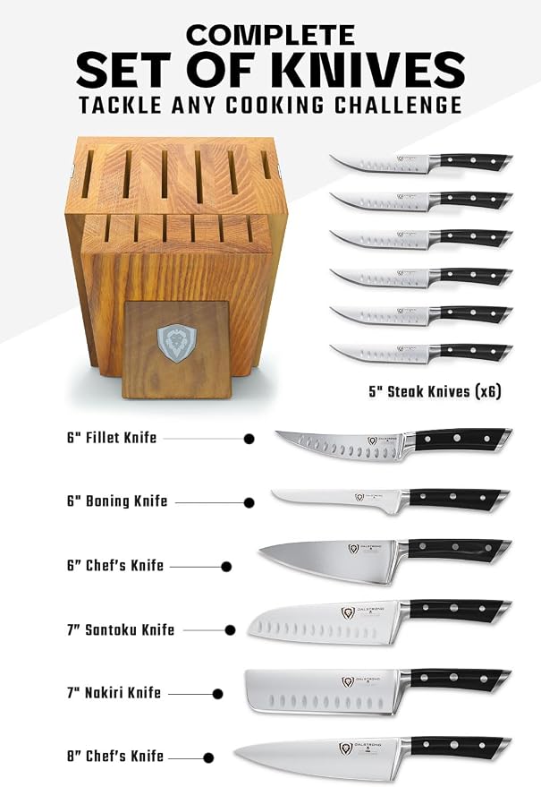Dalstrong 12-Piece Elite Knife Block Set — German High-Carbon Steel, - Image 3