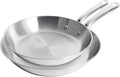 T-Fal Gourmet 11" & 12" Stainless Steel Pan Set, Induction Compatible, by T-falbrand