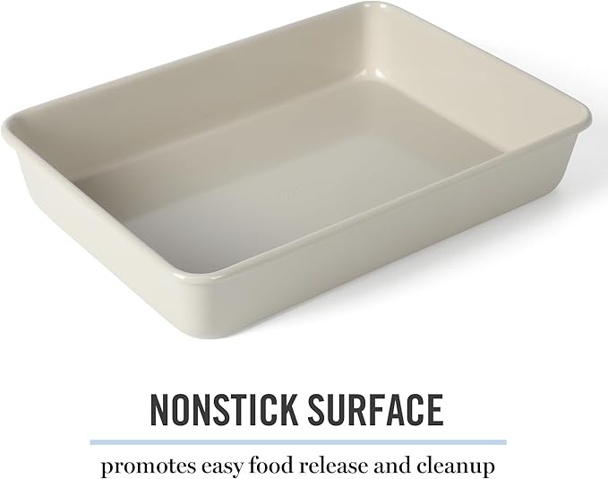 Martha Stewart Gallen 13 x 9 Inch Rectangular Nonstick Carbon Steel Cake and - Image 3