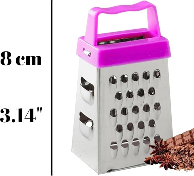 Mini Garlic Grater, Stainless Steel Cheese Ginger Vegetable Spices Small Grater - Image 2