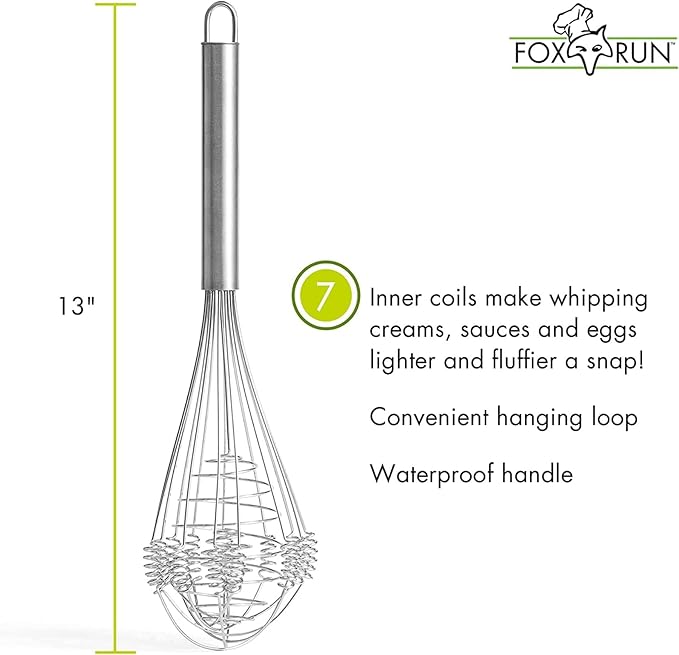 Fox Run Stainless Steel Ultimate Rapid Whisk Medium - Image 2