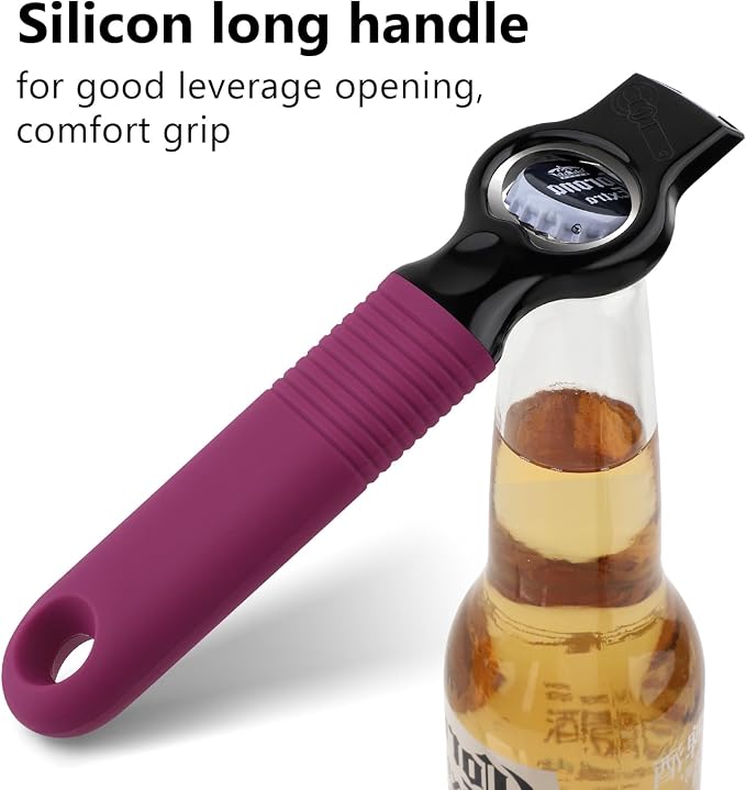 2-Pack Magnetic Beer Bottle Opener & Soda Can Opener, 2-in-1 Bottle Opener and - Image 4