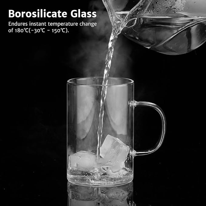 ecooe Tea Infuser Mug 16.9oz Glass Tea Cup - Image 5
