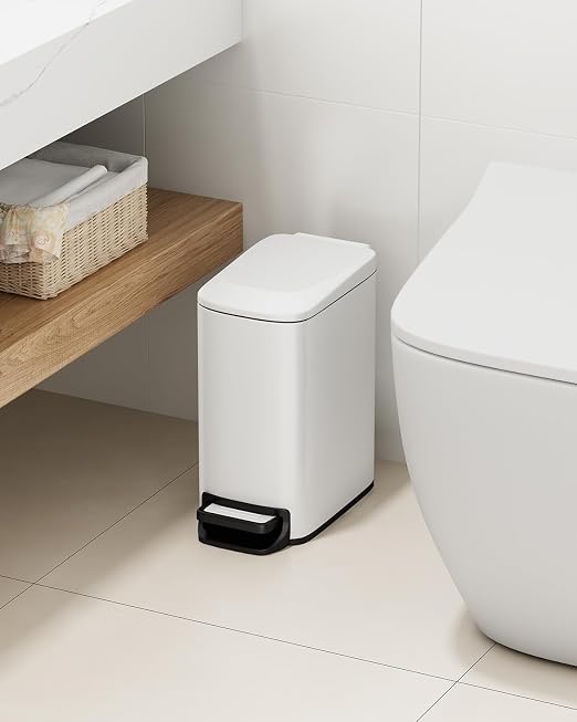 TIPGO Slim Bathroom Trash Can - Image 5