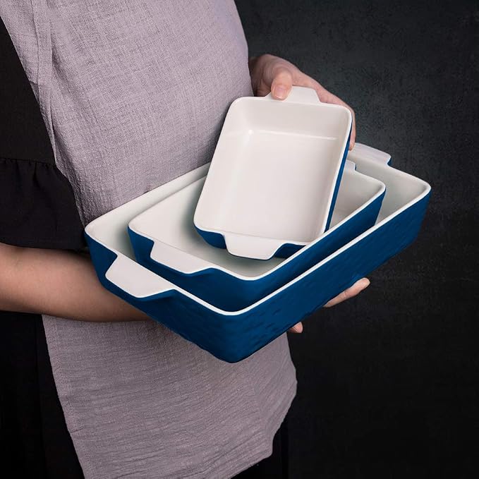 Casserole Dishes for Oven, Ceramic Baking Dishes, Lasagna Pan - Image 9