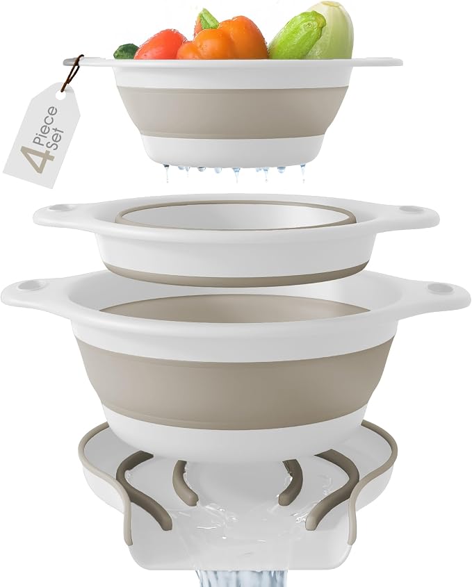 Gevoli Collapsible Colanders Food Strainers - Image 8