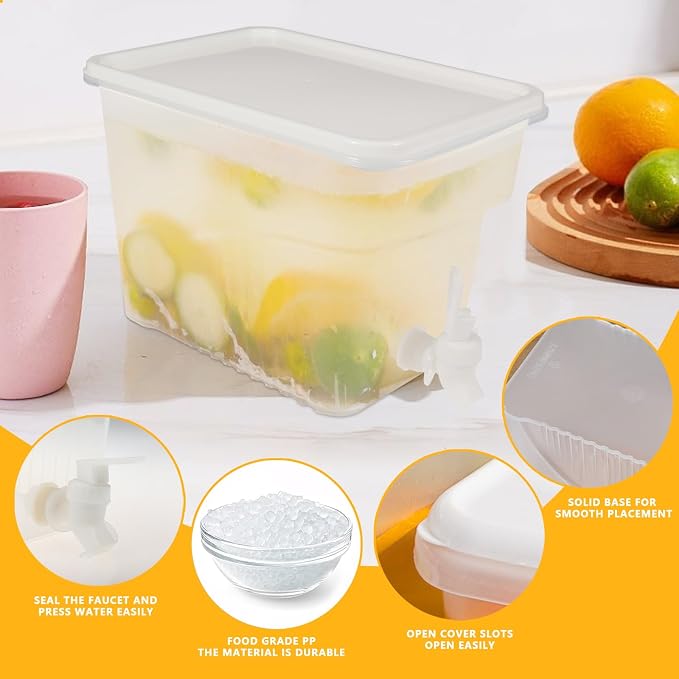 BEWBBAT 4 Pack 1.3 Gallon Drink Dispenser - Image 6