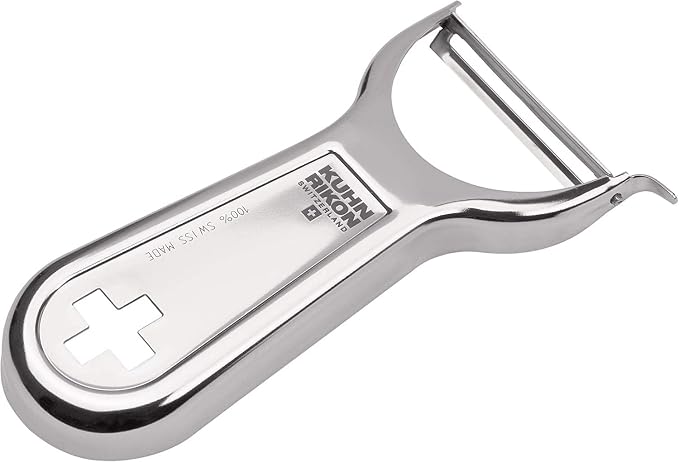 Kuhn Rikon Swiss Metal Peeler 4”, Stainless Steel by KuhnRikon