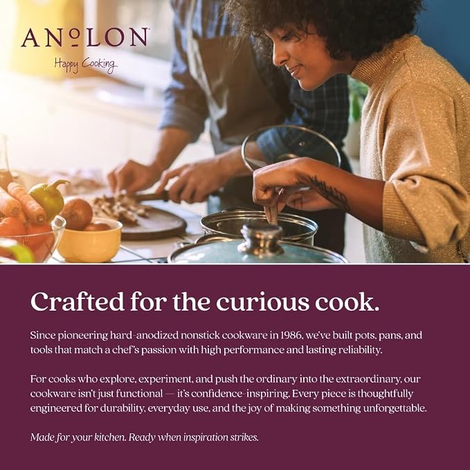 Anolon Nouvelle Stainless Steel Cookware Pots and Pans Set, 10 Piece - Image 11