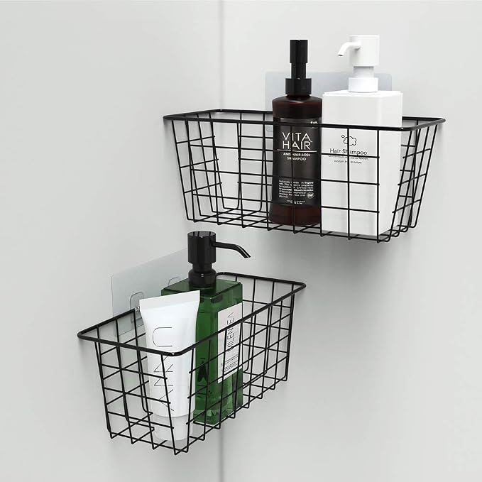 MaraFansie Hanging Kitchen Baskets Wire Storage Basket Over the Cabinet Door - Image 9
