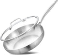 LOLYKITCH 8 Inch Tri-ply Stainless Steel Frying Pan by LolyKitch