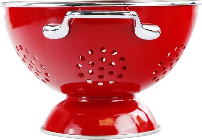 Calypso Basics by Reston Lloyd Powder Coated Enameled Colander, 3 Quart - Image 3
