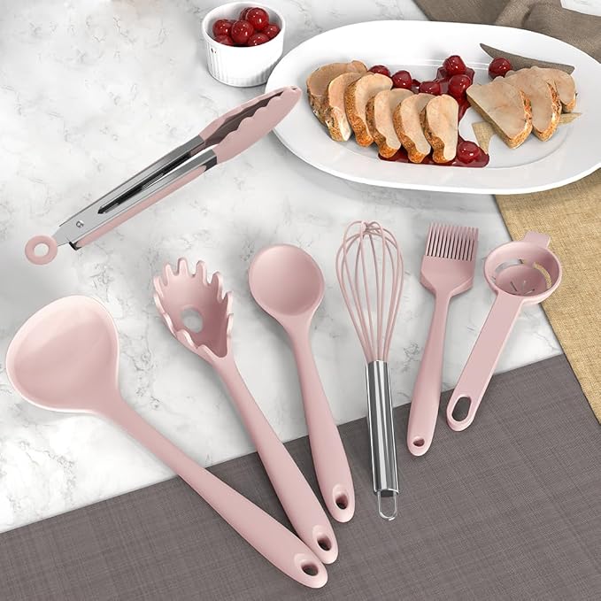 AOTHOD Silicone Cooking Utensils Set - Image 3