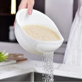 Kitchen Colander Bowl Combo Strainer for Rice, Pasta, Vegetables