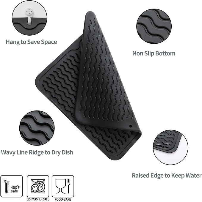 MicoYang Silicone Dish Drying Mat - Image 2