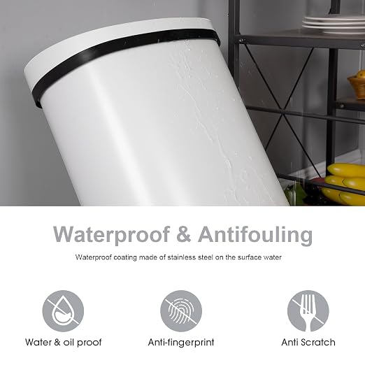 FDW Garbage Can 13 Gallon 50 Liter Kitchen Trash Can - Image 2