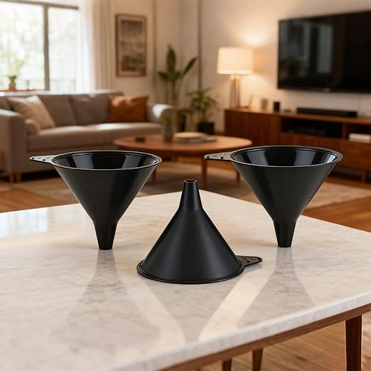 Plastic Funnel Set, Kitchen Funnels - Image 3
