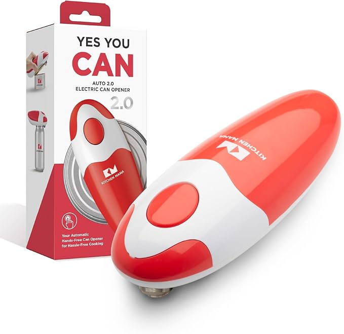 Kitchen Mama Auto 2.0 Electric Can Opener: Blade Opens Almost Any Can Pop or by KitchenMama