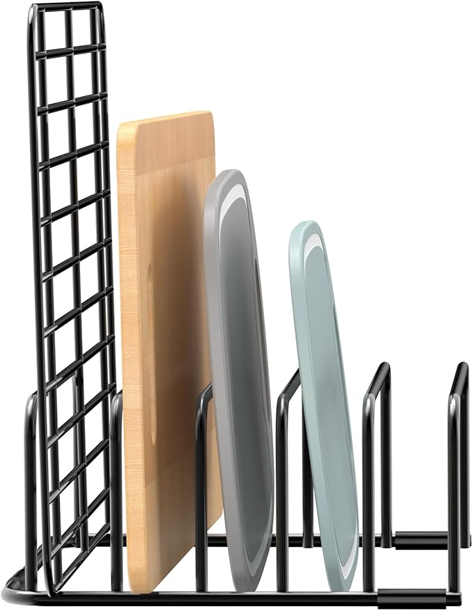 Fikoksol Cutting Board Organizer and Baking Sheet Rack, Tray Dividers by HOMEACCESSORIES
