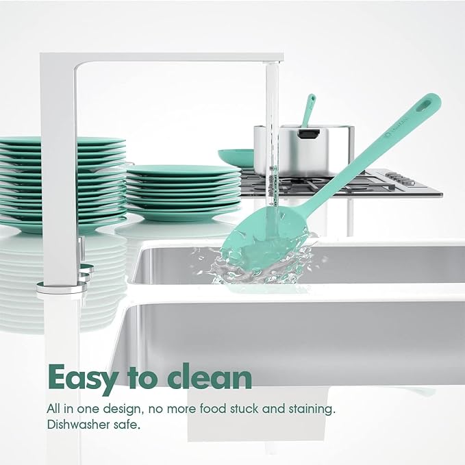 ChefAide 4 Pieces Silicone Spatula Set, Food Grade Rubber Spatula, Upgrade - Image 6
