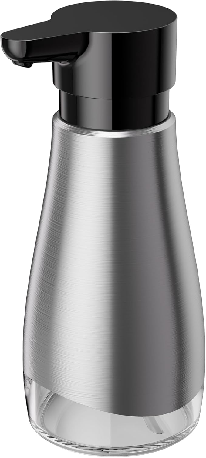 Oasis Creations 500 mL /17fl.oz Stainless Steel Liquid Soap Dispenser by OasisCreations