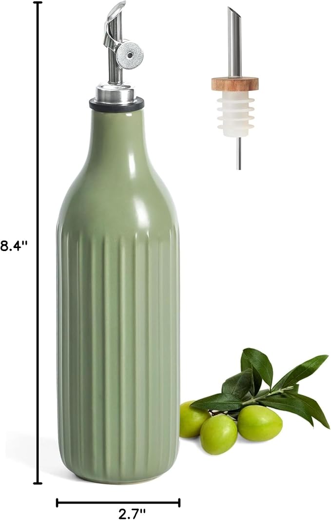 FE FUN ELEMENTS Olive Oil Dispenser Bottle, 19 oz Oil Dispenser - Image 8
