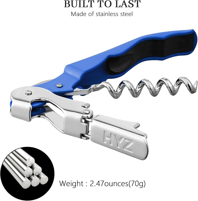 HYZ 2-Pack Wine Opener Waiter Corkscrew, Professional Wine Key - Image 5
