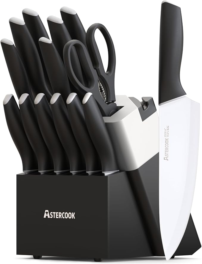 Astercook Knife Set, Kitchen Knives by Astercook