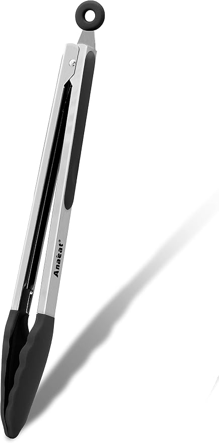 Anaeat Non-Stick Silicone Locking Tong by Anaeat