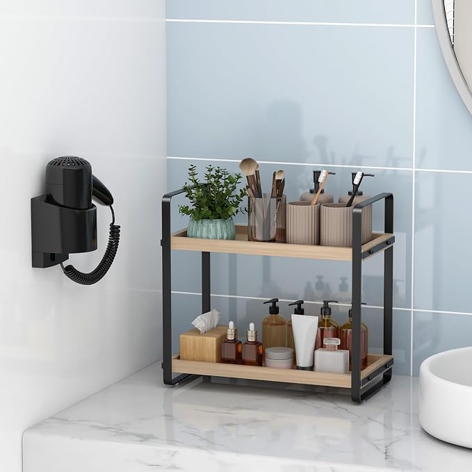 HNRLOY Bathroom Counter Organizer, Bathroom Countertop Organizer, Counter Shelf - Image 6